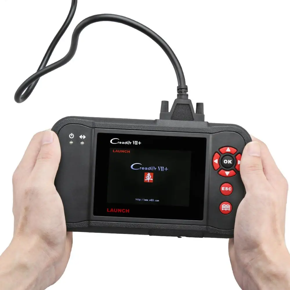 Launch Creader VII Plus Car Diagnostic Tool Auto Scanner Engine Transmission ABS SRS Airbag Scan Tools Automotive Scaner