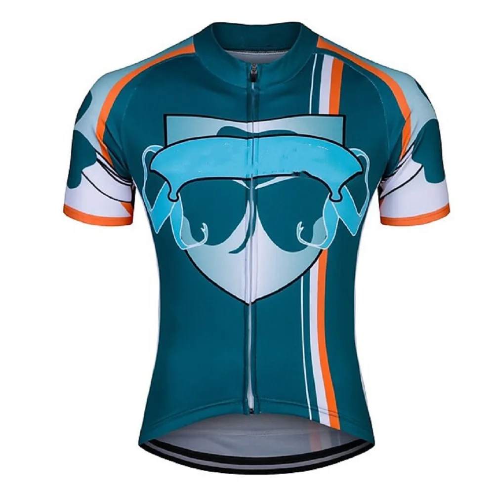 Riding Apparel Breathable Bicycle Sweat-Absorbent Outfit  Mountain  Highway Custom Short-Sleeved Cycling Manufacturers Slim Top