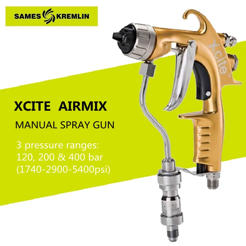 Sames-Kremlin Xcite120 Airmix Spray Guns,Xcite200 Painting Gun, Nozzle Need To Choose, Original From France, Stock Available,