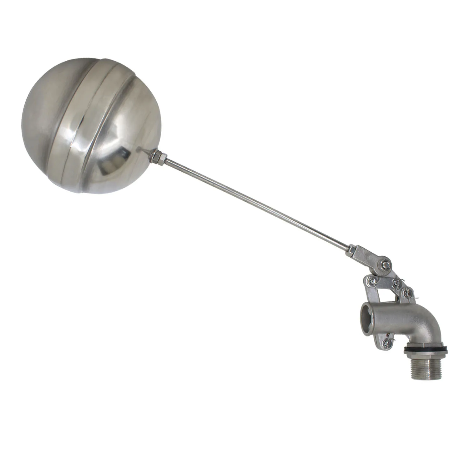 Válvula Flutuante de Esferas em Válvula Boia de Água Tanque de Pau Nível Líquido Dobras de Metal Válvula Flutuante Aço Inoxidável