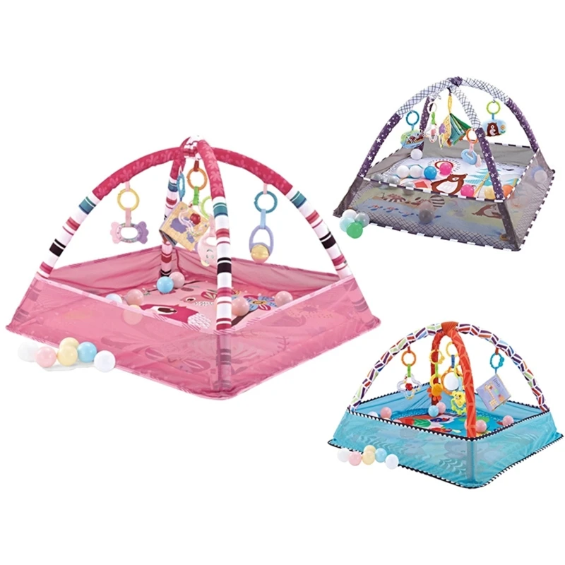 Tapis pour nouveau-né de 0 à 3 ans, tapis de jeu pour bébé, cadre de gymnastique, de Fitness, clôture d'activités, jouets d'éducation précoce, couverture de jeu rampant