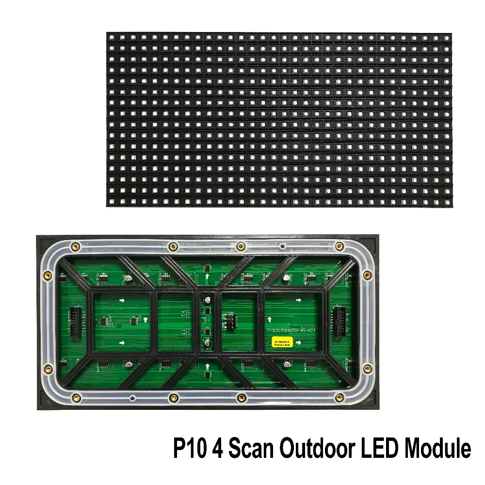 Full Color SMD3535 P10 Outdoor Module led display screen 320x160mm Lowest Price