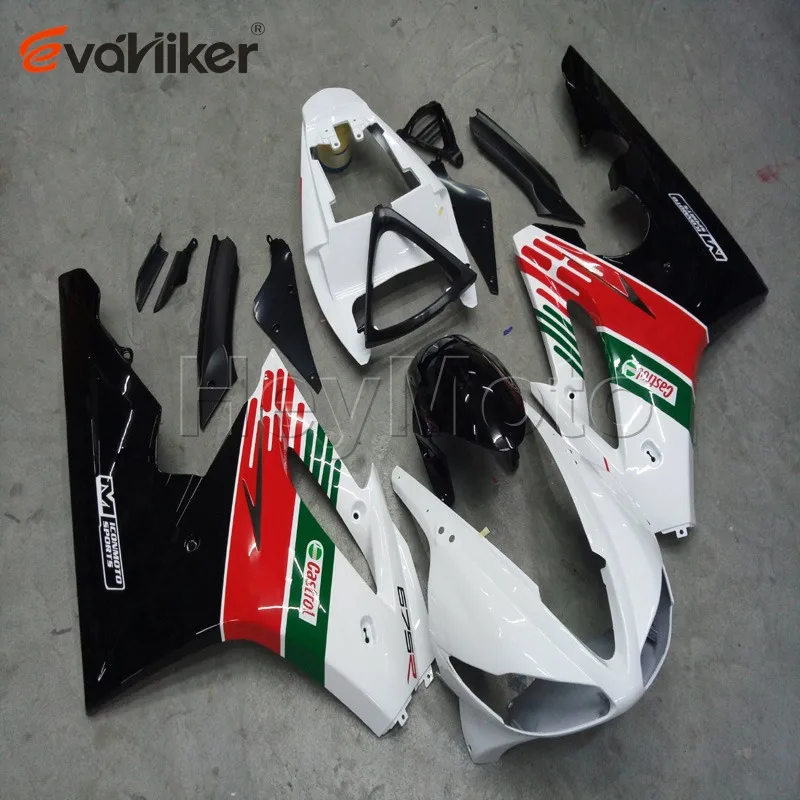 ABS fairing for 675 2006 2007 2008 white black 675 06 07 08 motorcycle Fairing hull  Injection mold H2