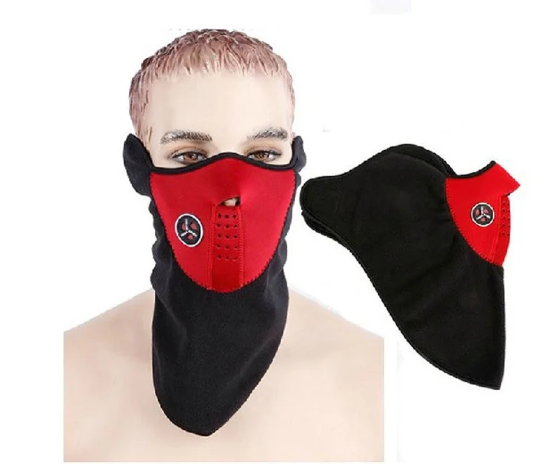 3-in-1 Warm Winter Ski Hat Bicycle Face Mask Cap Fleece Mask Cycling Motorcycle Sports Snowboard Bike Face Mask Scarf