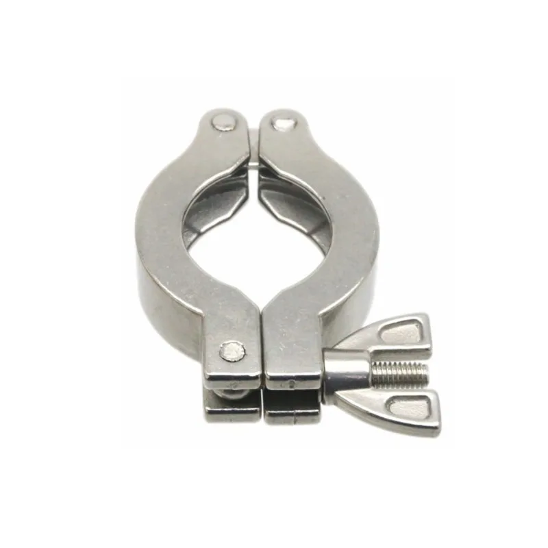 KF40 Stainless Steel Vacuum Flange Fitting Hinge Wing-Nut Tri Clamp Triclamp KF Flange Tri Clamp(No Center Bracket, No O-Ring)