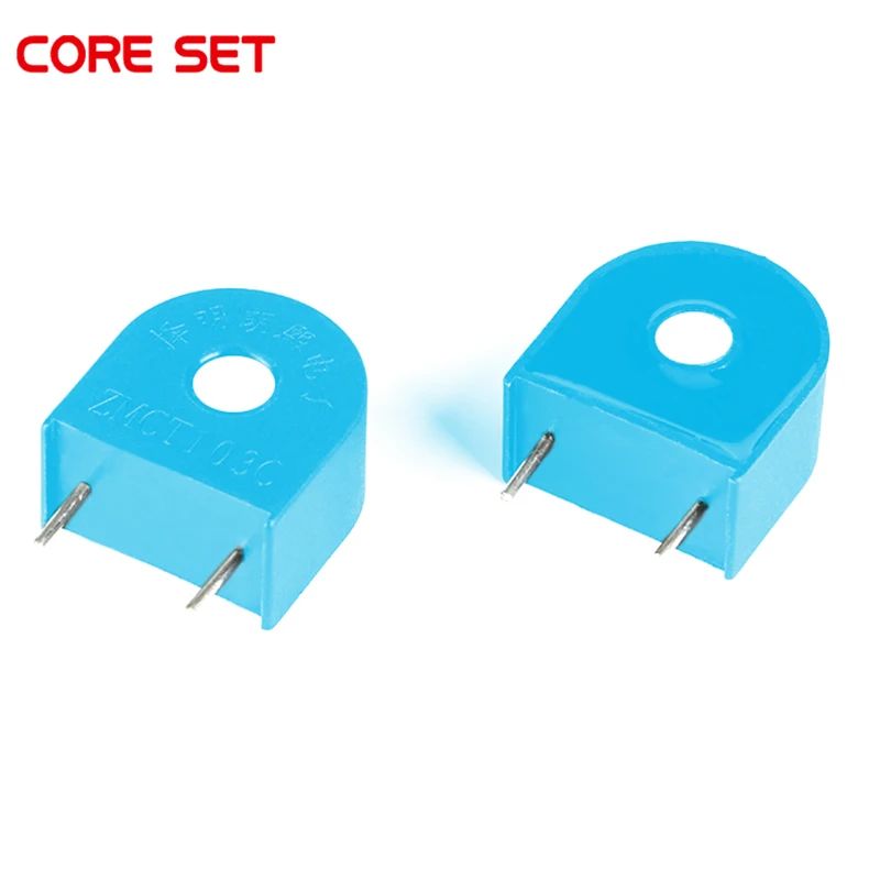 10Pcs-1pcs Current Transformer ZMCT103C Micro Precision Blue Current Transformer 5A/5mA Sensor