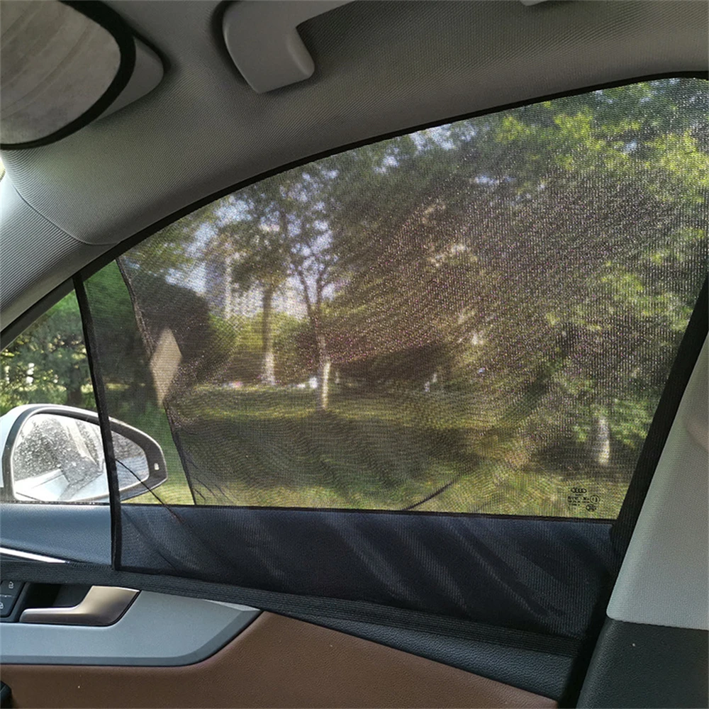 88x52 см, 2 шт., автомобильная солнцезащитная козырек, оконная сетка, защита от солнца на переднее окно, теплоизоляция, автоматическая солнцезащитная сетка, УФ-защитная крышка