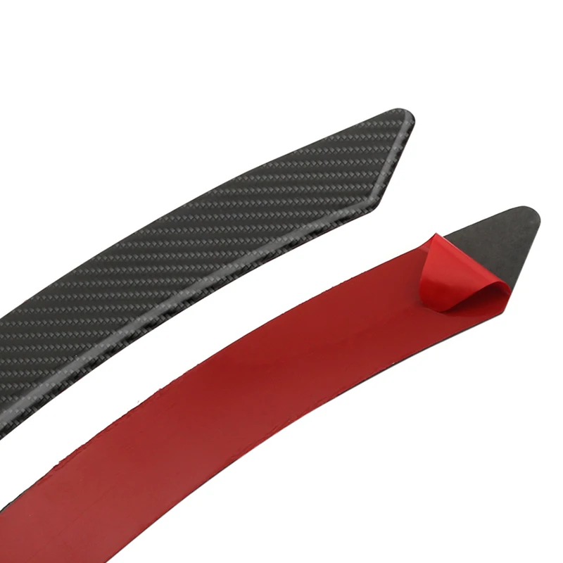 2Pcs Carbon Fiber Car Fender Wheel Eyebrow Protector/mudguard Sticker Extension Wide Arch Protector Stripe
