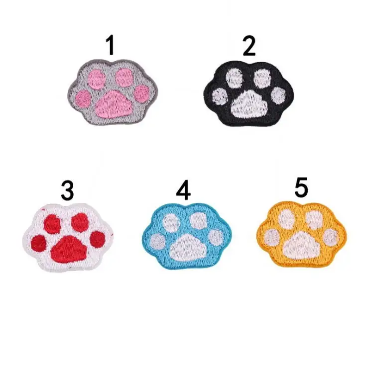 New arrival 10 pcs cute print Embroidered patches iron on cartoon Motif Applique fabric cloth embroidery accessory