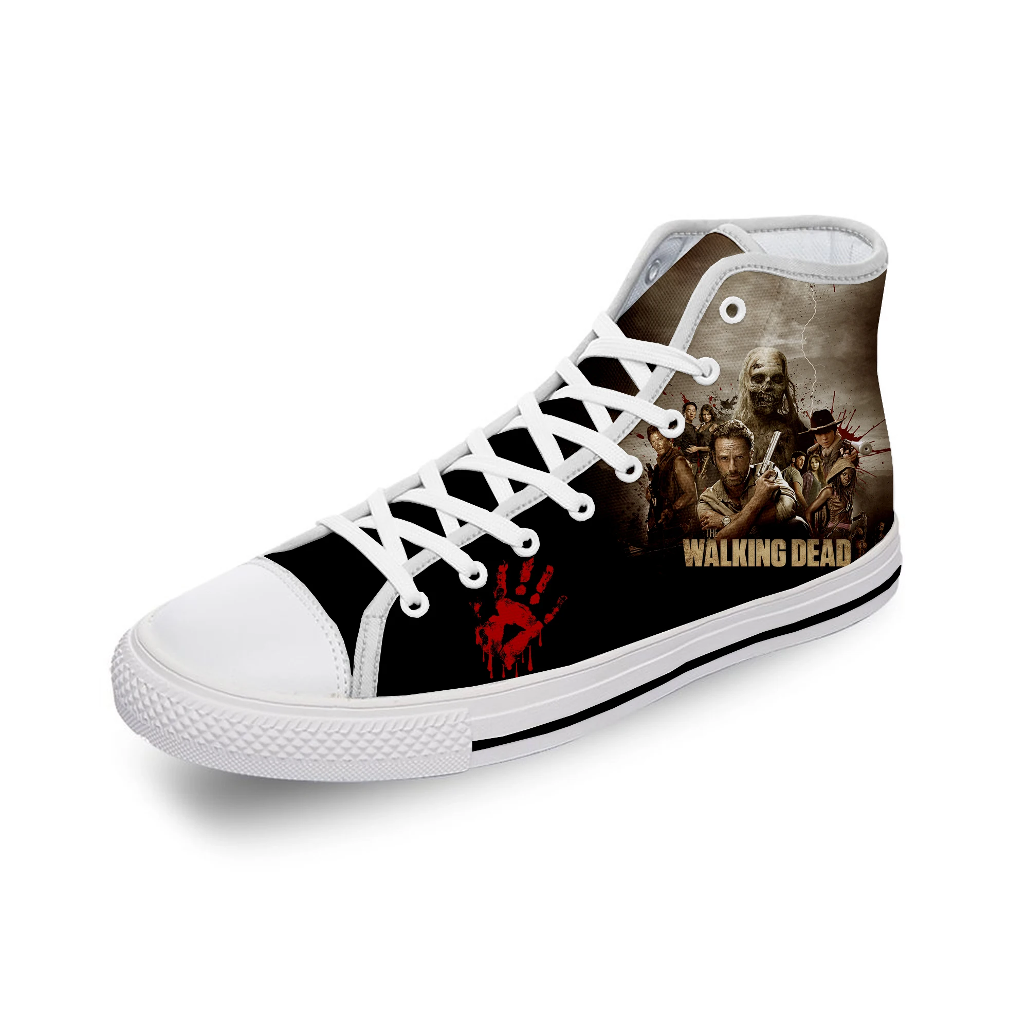 horror-the-walking-dead-funny-white-cloth-fashion-3d-print-high-top-canvas-shoes-men-women-lightweight-breathable-sneakers