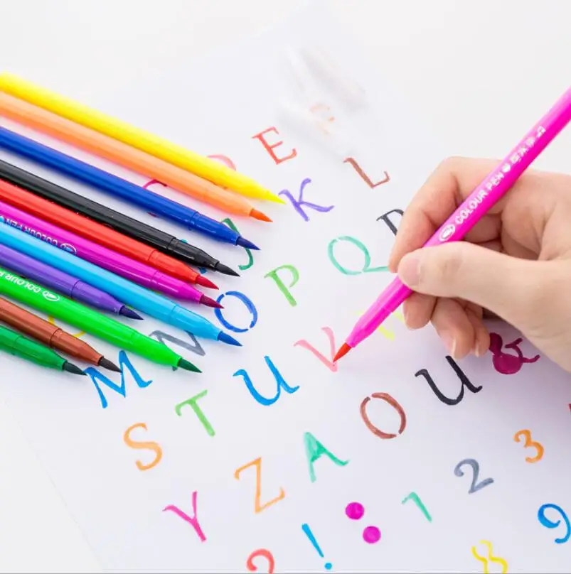 

Акварельные ручки для каллиграфа, набор маркеров, гибкий наконечник, акварельная ручка