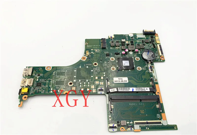 

Original For HP PAVILION NOTEBOOK 15-AB motherboard 809337-601 809337-001 DA0X22MB6D0 X22 with A6-6310 Free shipping