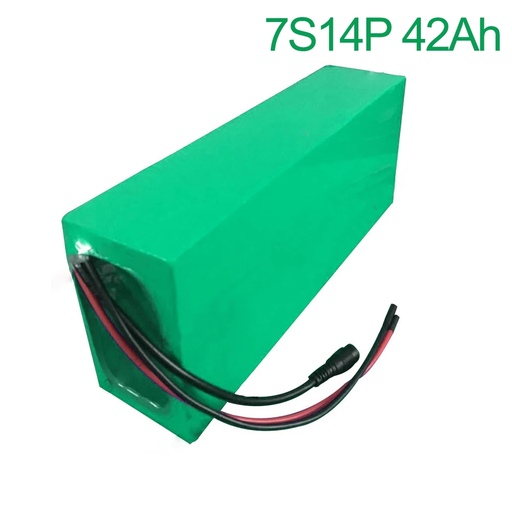 

24V 42Ah 25.9V 7S14P 18650 Li-ion Battery Pack E-Bike electric bicycle 270x135x70mm
