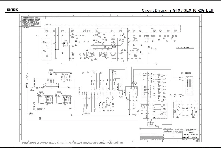 Clark Forklift PDF 2020 Service and Bulletins, Maintenance, Schematic Manuals