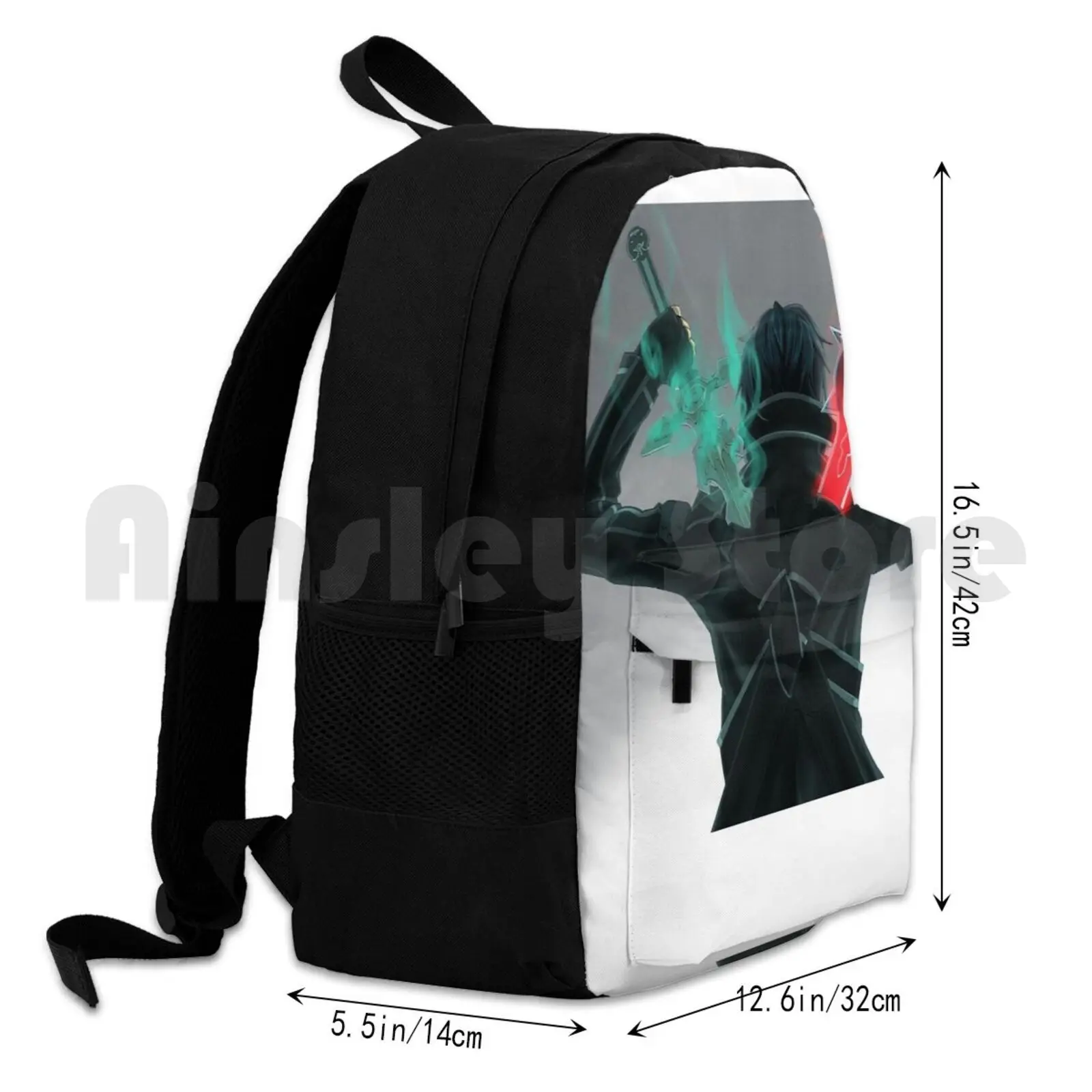 كيريتو السيف الفن على الانترنت المشي لمسافات طويلة في الهواء الطلق على ظهره مقاوم للماء التخييم السفر كيريتو ساو السيف الفن على الانترنت أنيمي Asuna مانغا السيف