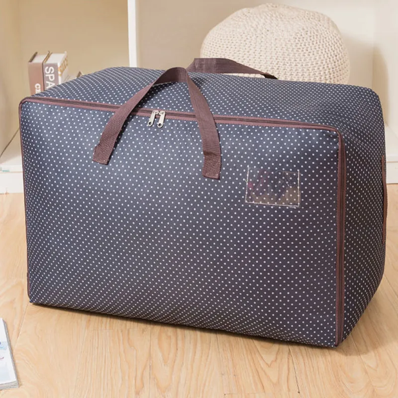 

Утолщенная сумка для хранения оксфордского одеяла, сумка для отделки домашней одежды, органайзер для игрушек, пыленепроницаемый шкаф, контейнер для постельного белья, моющийся