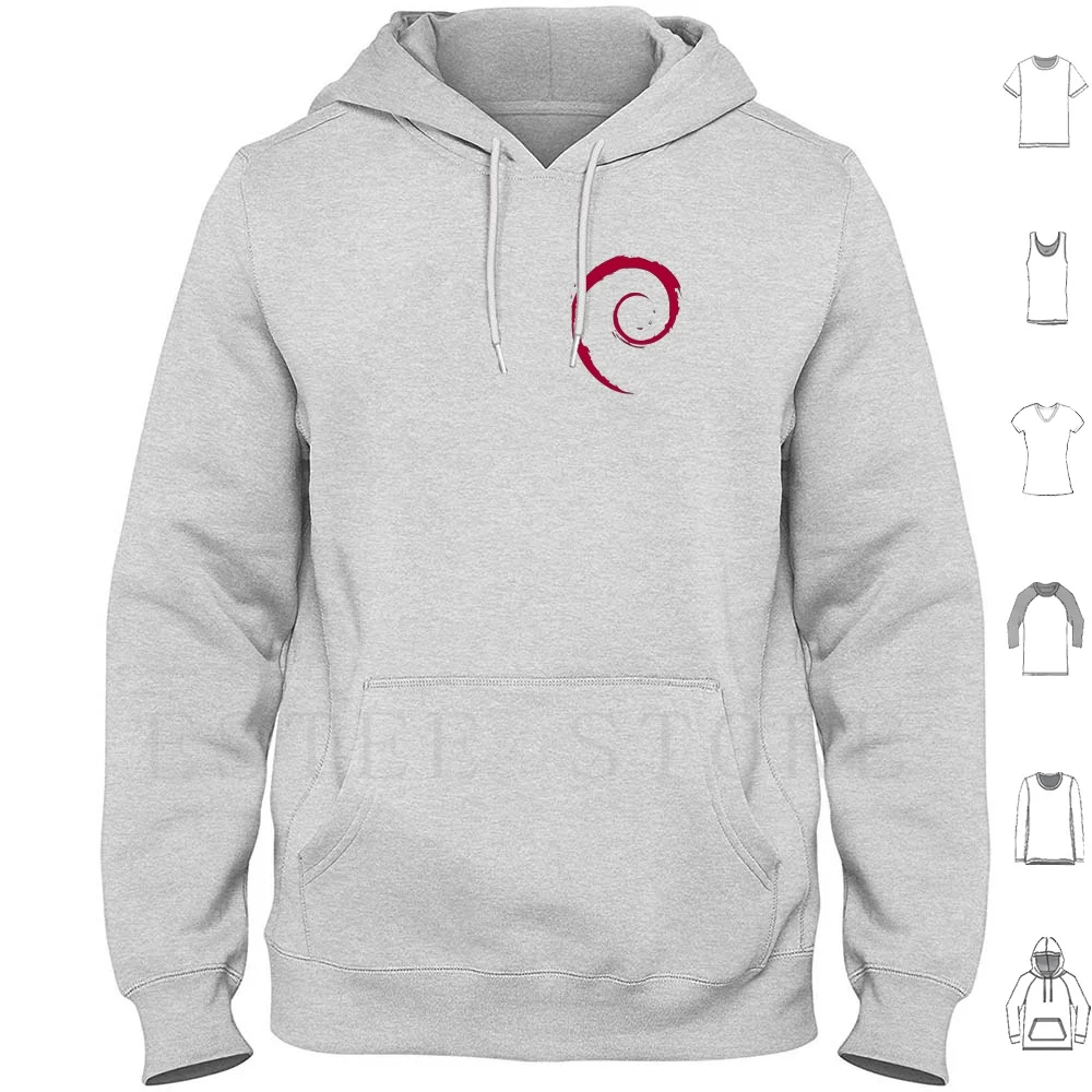 شعار Debian بدون هوديس نصية Debian Linux Ubuntu Geek Nerd Programming Unix Hacker Bash Coding Programmer