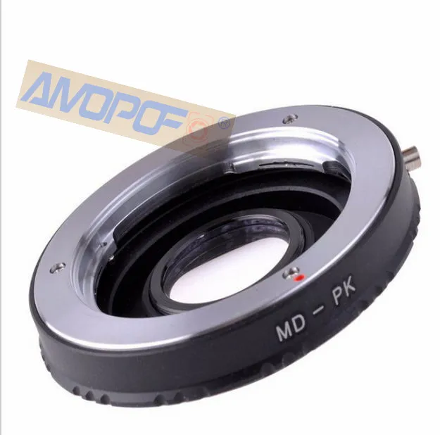 MD to PK band Optical glass Adapter,Minolta MD MC Lens to Pentax K PK  K110D K200D K20D K-3501. Band Optical glass