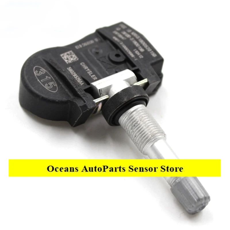 

56029526AA TPMS Tire Pressure Sensor Valve For Chrysler Dod ge Jee p CHEROKEE 315MHz 56053030AC 5603030AB