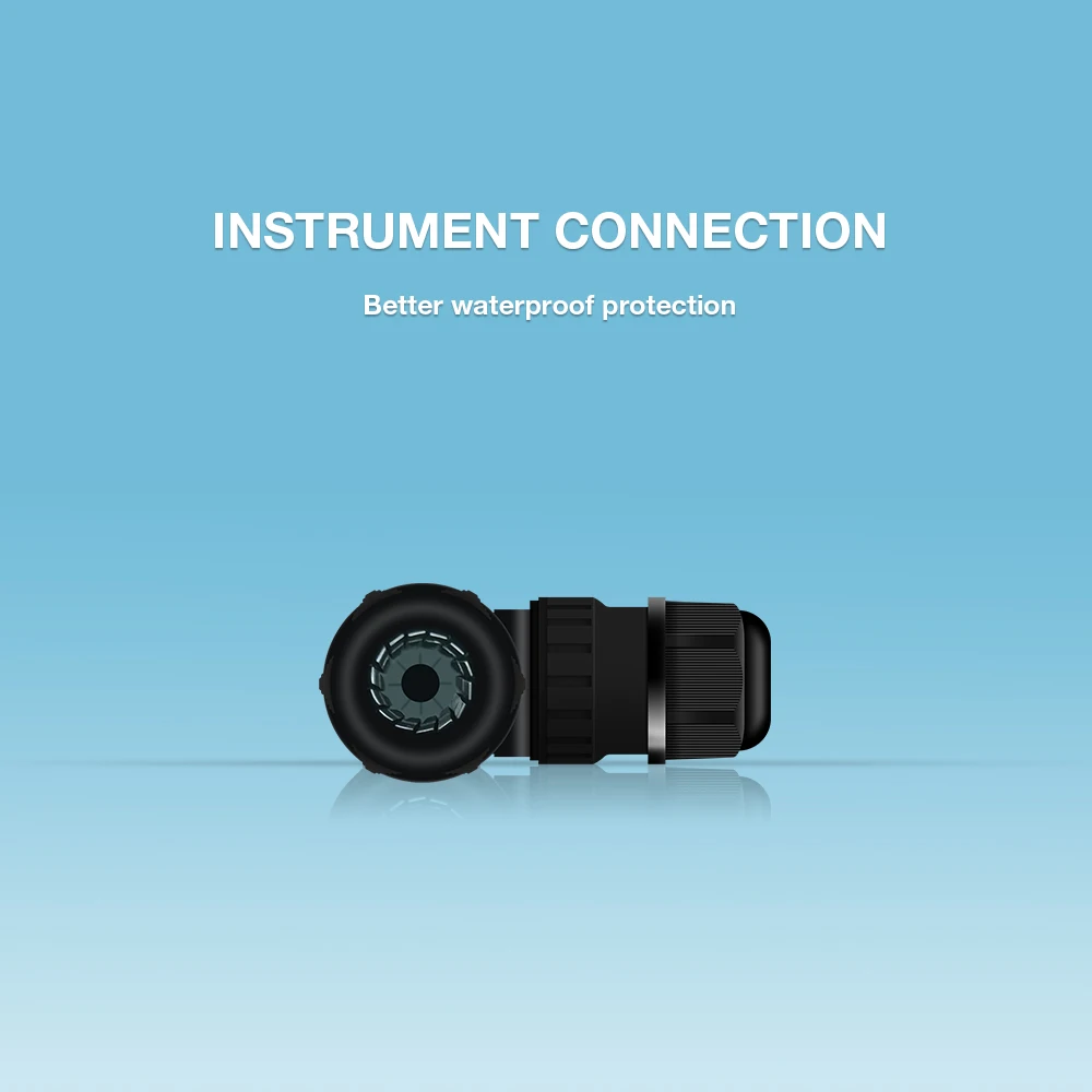 Outdoor IP68 Eeletrical Cable Waterproof Connector 2 Pin 3Pin Wire Connector For LED Garden Lamp Connector