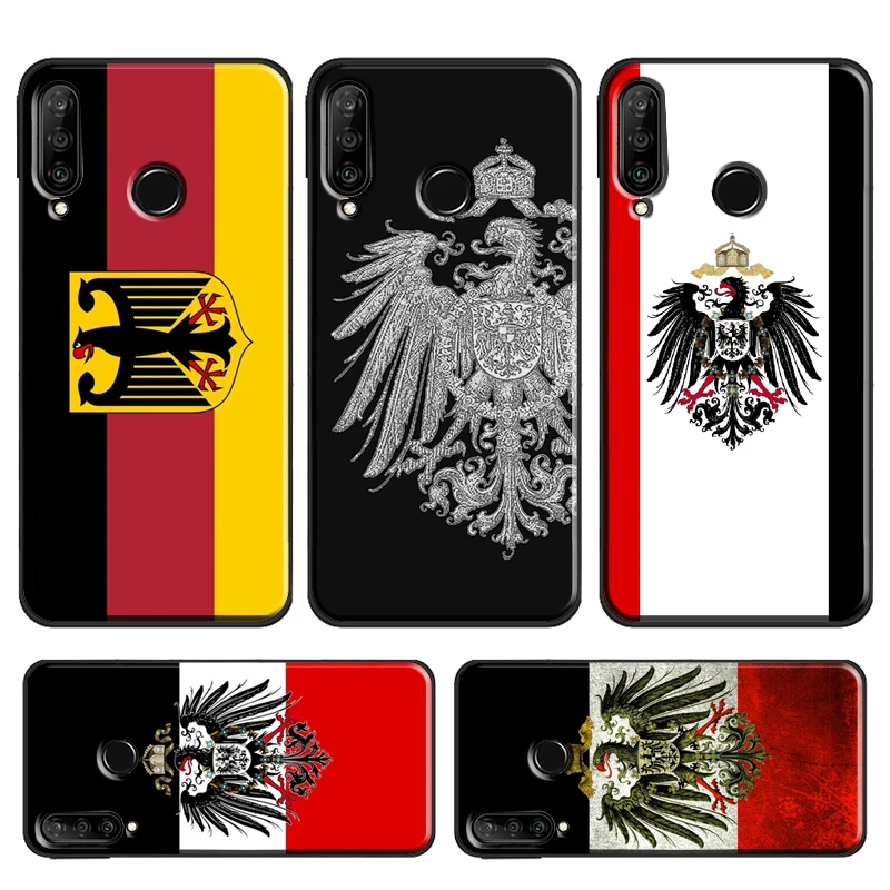 German Empire Flag Case For Huawei P30 Pro P40 P20 Lite Mate 20 Lite P Smart 2019 Z Nova 5T Honor 50 10i 8X 9X