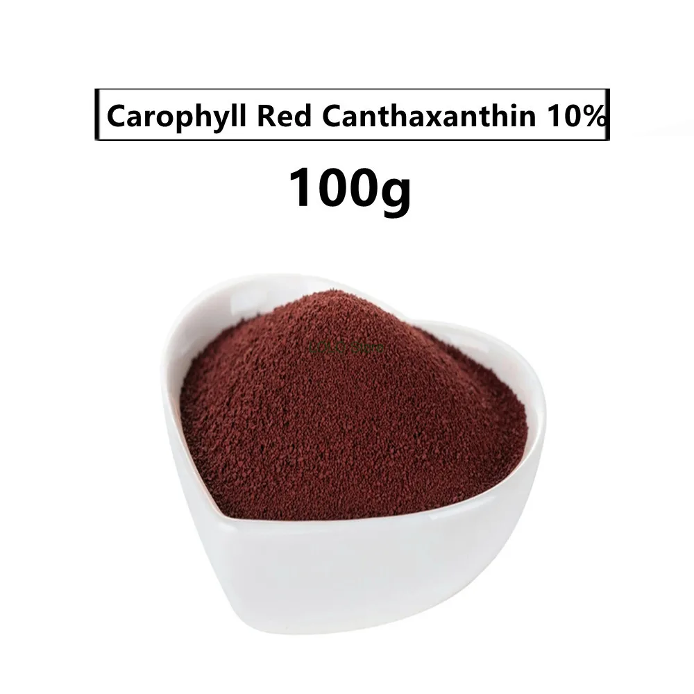 Carophyll Red canthaxanthin 10% Chicken Feed Additives Duck Feed Additives Fish Feed Additives Animal Feed Additives 100g