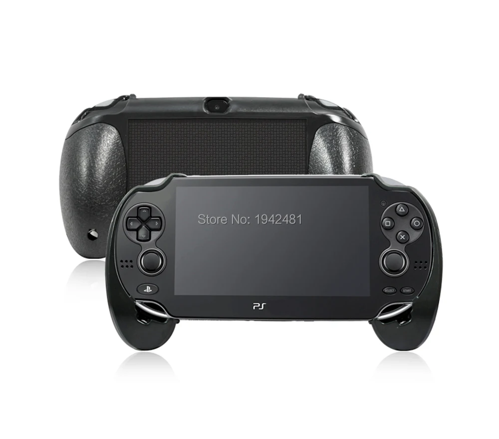 8 قطعة Joypad حامل حافظة بلاستيكية غمبد قبضة اليد حامل مقبض حامل ل بلاي ستيشن PS VITA PSV 1000 وحدة التحكم أسود