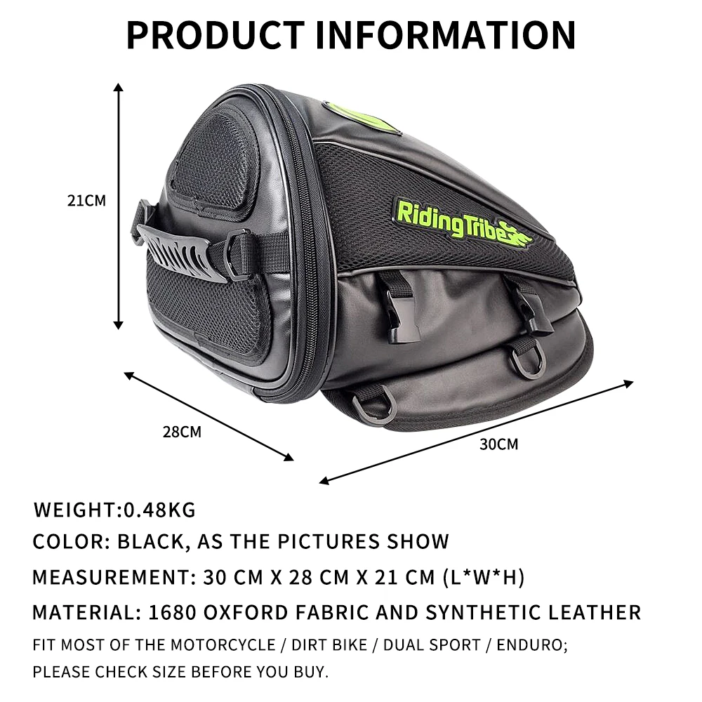 Motorcycle bag leg waterproof moto tank bag mochila moto back seat bags motocicleta racing oil tank Tail Bags