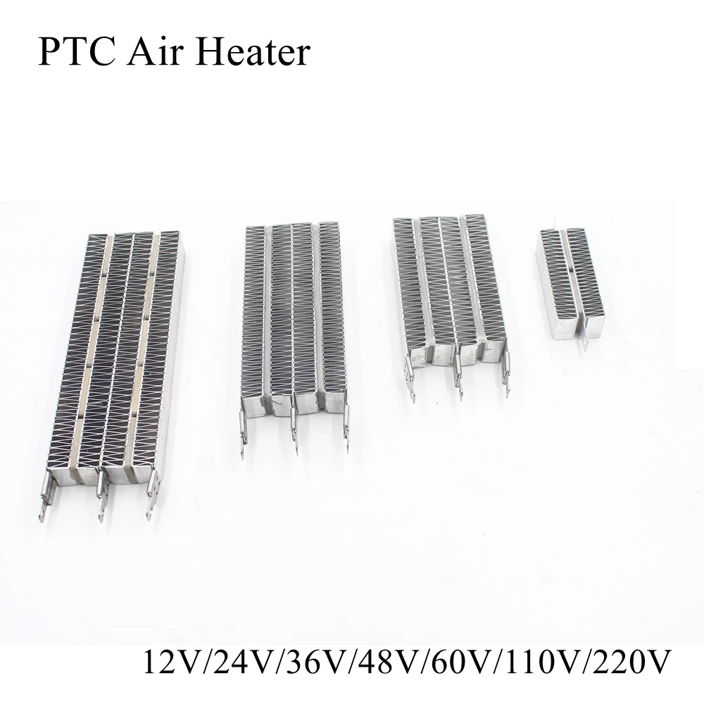 12V 24V 36V 48V 60V 110V 220V PTC Heater Ceramic Thermistor Air Heating Mini Outdoor Heaters Induction Aquarium Car Film Plate