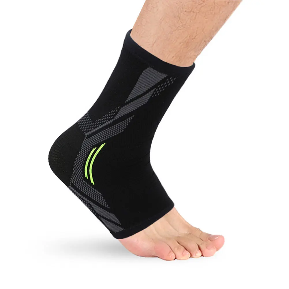 1pc 3D Foot Bandage Compression Ankle Support Strap Knitting Achille Tendon Brace Nursing Care Sprain Protect for Sport Fitness