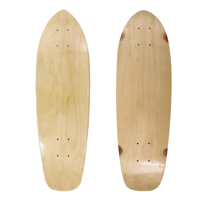 68.5cm * 20cm pequeno peixe placa de bordo placa de superfície skate 7-layer terra surf skate deck peixe placa mini cruiser placa