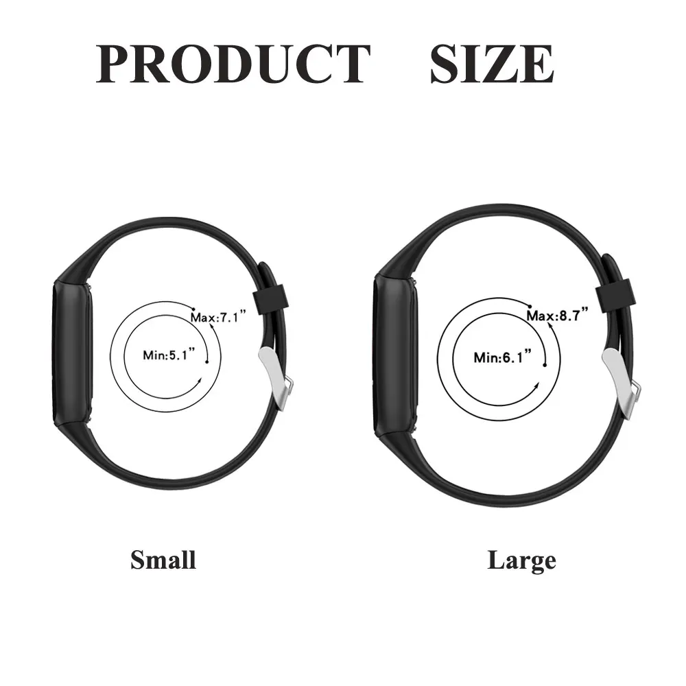 Pulseira de silicone para fitbit luxe relógio pulseira substituição acessórios para fitbit luxe banda