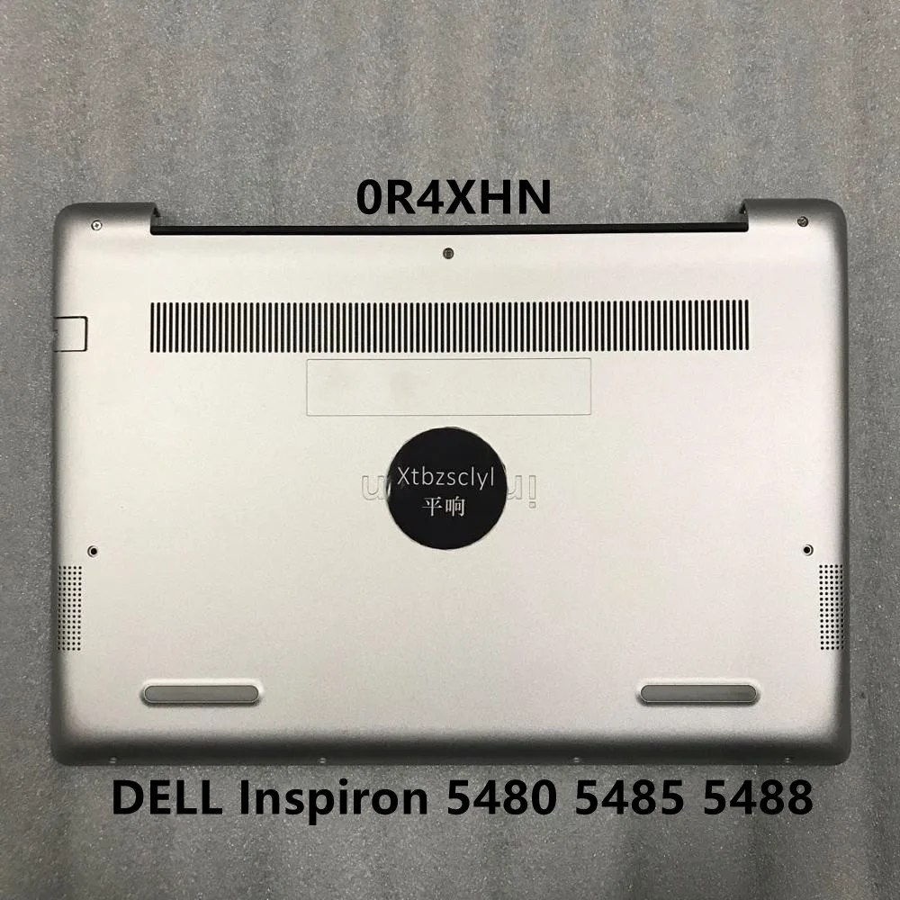 New For Dell Inspiron 14 5480 5488 5485 Bottom Lower Cover Silver Laptop Shell 0R4XHN R4XHN