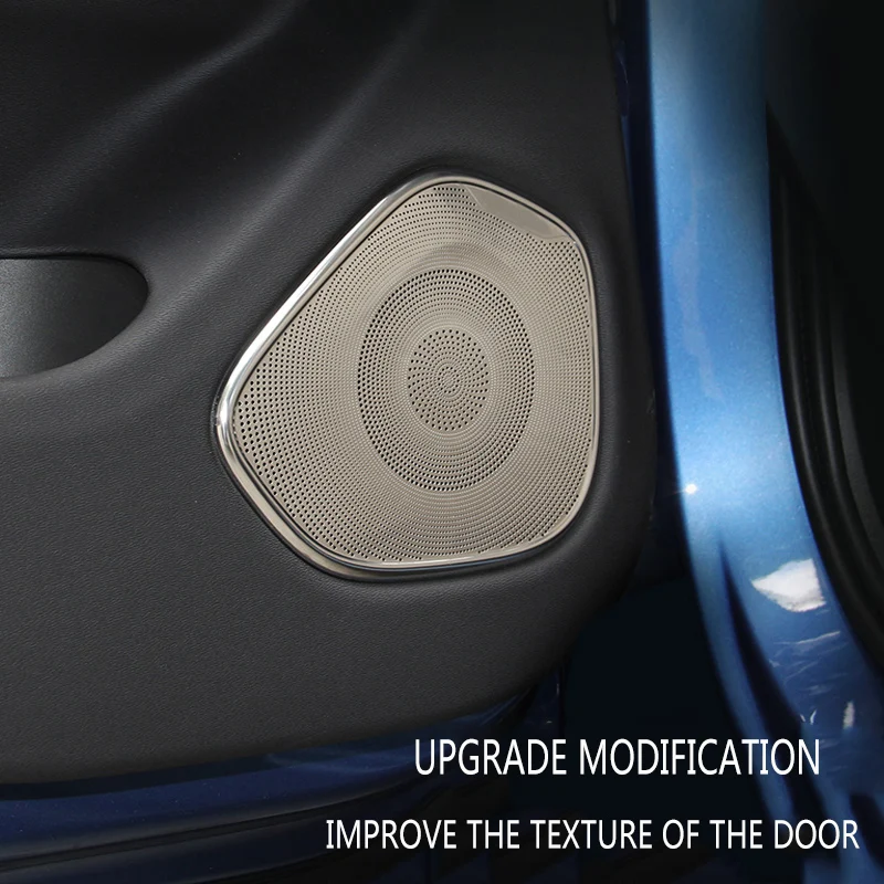 2018-2024 model for Volvo xc60 door speaker frame xc60 door speaker cover stainless steel door decoration sticker