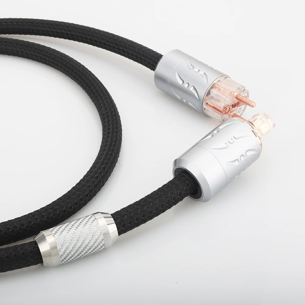 คุณภาพสูง Viborg VP1501 EU Audiophile Schuko สายไฟ IEC 100% ทองแดงบริสุทธิ์