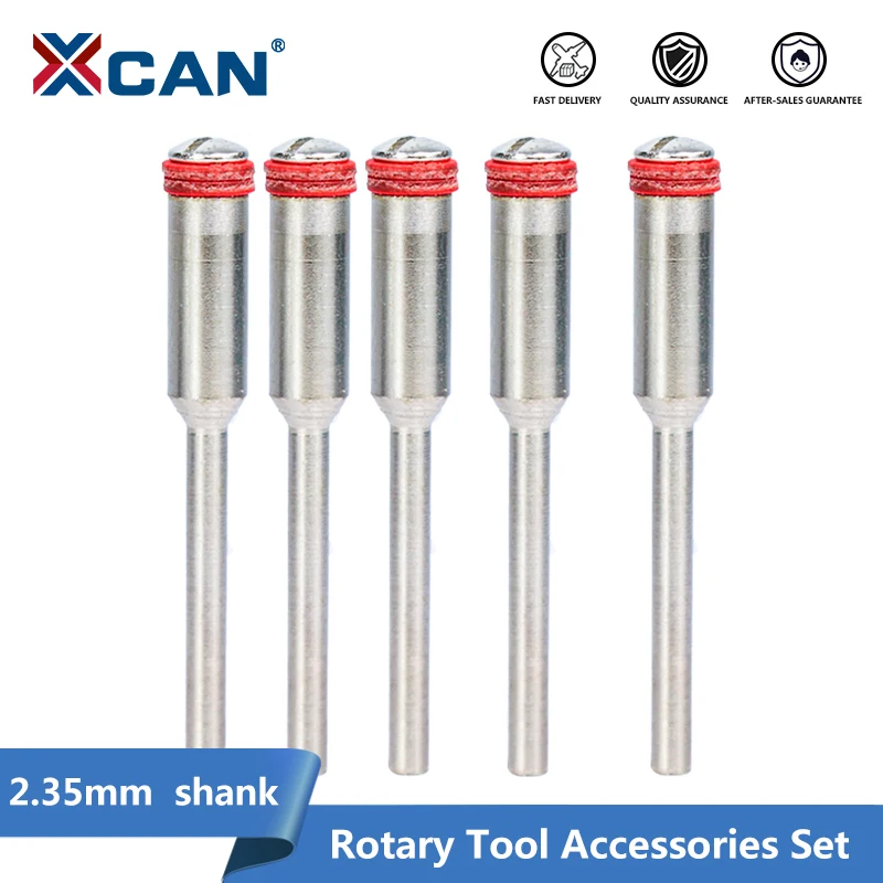 

XCAN Polishing Wheel Mandrels Set 5pcs 2.35mm Shank Cutting Disc Extension Rod Connective Rod For Dremel Rotary Tool