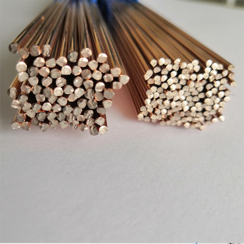 5/10/20Pcs 500mm Brass Welding Rod Phosphorus Copper Electrode Welding Wire Soldering Rod No Need Solder Powder Welding Rods