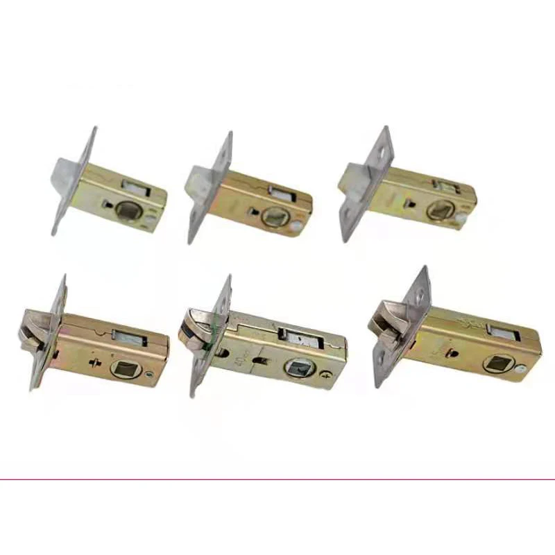 Bathroom Silence lock body Single tongue lock Hole pitch25mm 30mm 35mm 45mm 50mm 60mm 70mm doorhome Hardware