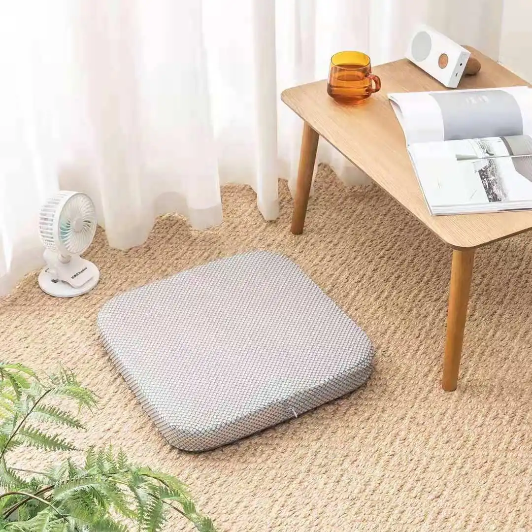 New YuYueHome Cushion polymer double hardness relief breathable cushion 4D air fiber office sedentary chair cushion