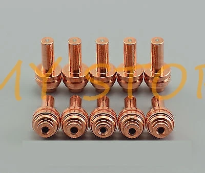 5 คู่ ICE-25C เครื่องตัดพลาสม่าไฟฉายหัวฉีด 176656 และ Electrode 176655 25A
