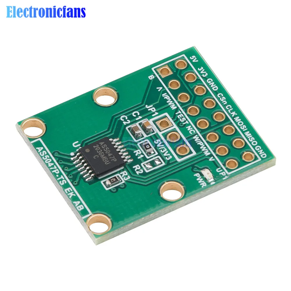 3.3V 5V AS5047P AS5047D Encoder SPI ABI porta modulazione larghezza impulso modulo scheda adattatore Encoder magnetico