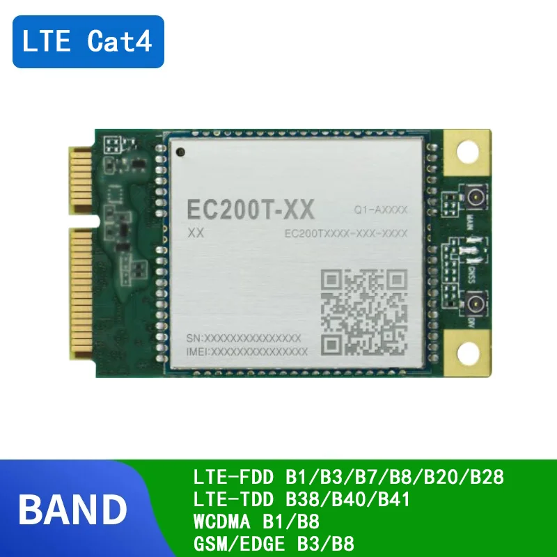 

EC200TEUHA-N06-MN0AA PCIE Module EC200T-EU Mini PCIe Modules for M2M