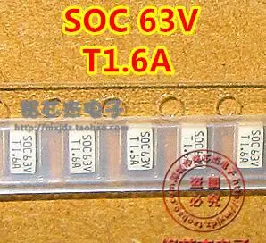 MMCT1.6A SOC 63V T1.6A  SMD 1206 Patch fuse 1.6A 63V  100PCS/LOT  Free Shipping