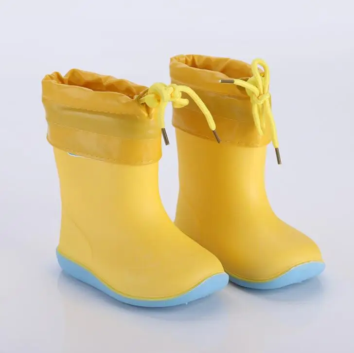 2021 New Children Shoes Toddler Infant Kids Baby Boys Girls PVC Rain Boots Waterproof Non-Slip Shoes Kids Shoes