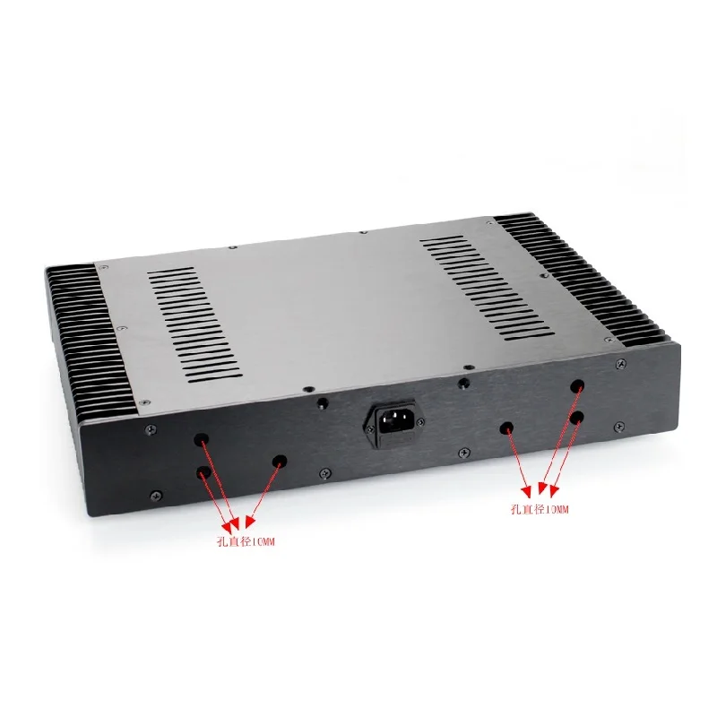 W430 D310 H70 الخلفي بأكسيد هيكل ألومنيوم لتقوم بها بنفسك مكبر كهربائي علبة إمداد سماعة أمبير الإسكان الضميمة DAC قذيفة WA158