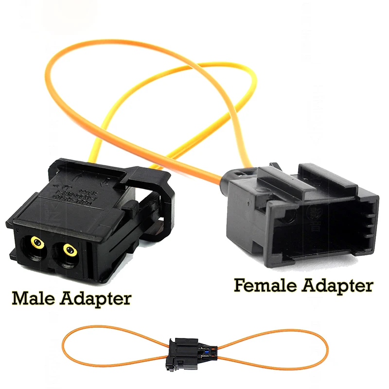 Universal Car MOST Fiber Optical Loop Bypass Male Female MOST Adapter MOST Cable for Audi BMW Porsche Mercedes Benz