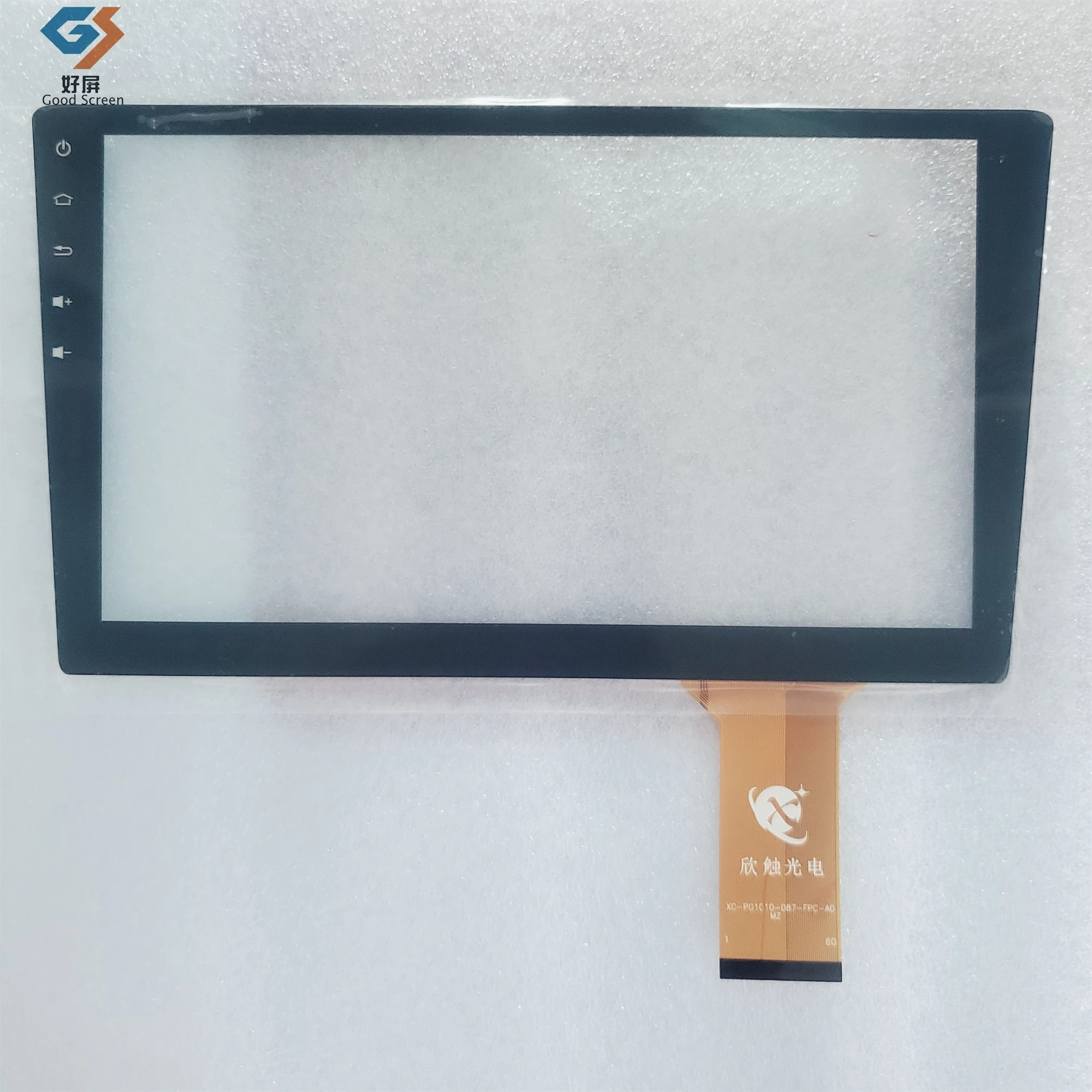 P/N XC-PG1010-087-FPC-A0 GPS DVD car navigation radio touch screen sensor replacement parts 60PIN