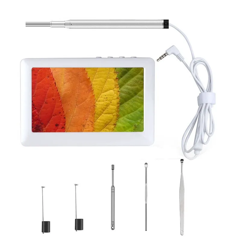 4.3inch 3.9mm  HD Earscope Cleaner WIFI  Ear Wax Removal Camera Wireless  Earpick Endoscope  Visual  Otoscope