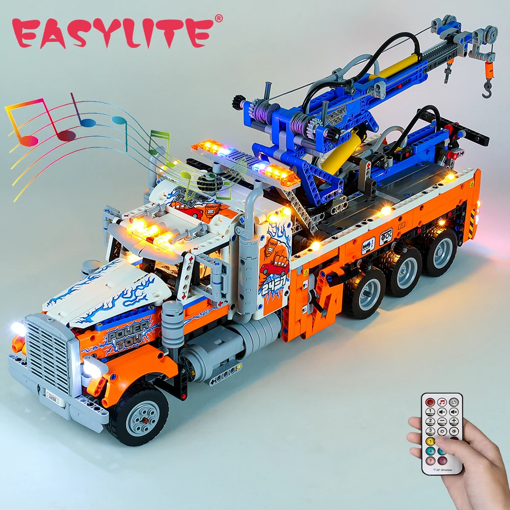 

LED Light Kit For 42128 Heavy Duty Tow Truck Building Blocks Set Adventures Car DIY Bricks Toy for Light Set No Model