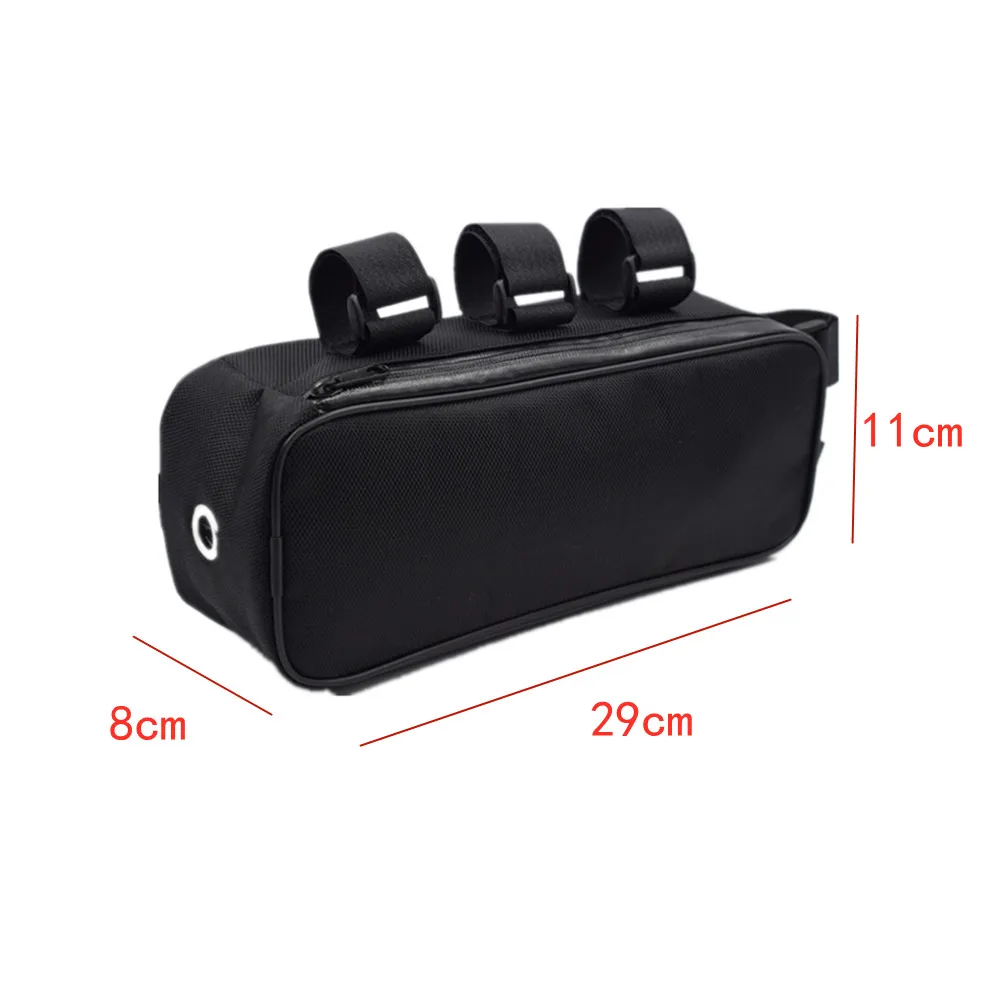 Bicycle Beam Bag Battery Controller Hanging Fixed Tube Frame Cycling Bike Bag Li-ion Storage Bag Waterproof 29X11X8cm